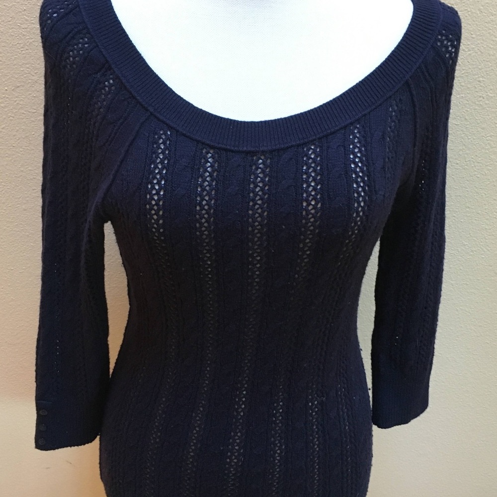 AE Navy Sweater, Sz S
